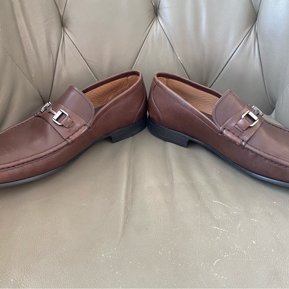 Peter Millar Hyperlight Brown Leather Bit Loafer Shoes Men’s Size 13 main image 9